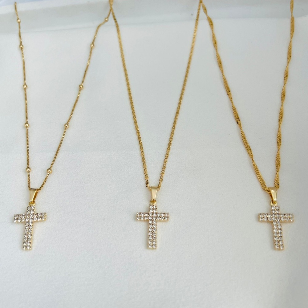 Cubic Zirconia Stone Cross